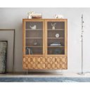 FEVON prémium akác vitrin - 145cm - natúr