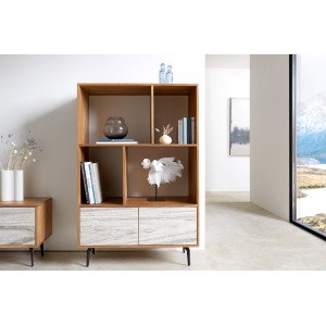 KLEO prémium akác polc - 130cm bútor