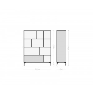 KLEO prémium akác polc - 150cm