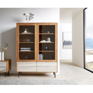 KLEO prémium akác vitrin - 150cm