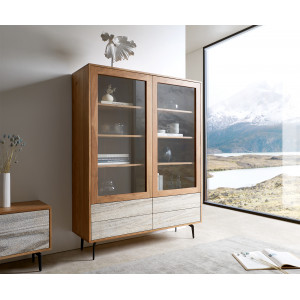 KLEO prémium akác vitrin - 150cm