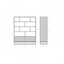 ROBINSON prémium mangófa polc - 150cm