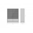 ROBINSON prémium mangófa vitrin - 150cm