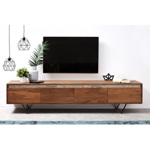 KIPLING prémium akác TV-szekrény - 240cm bútor