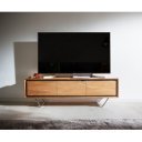 STONEGRACE-II prémium akác TV-szekrény - 145/200cm - natúr