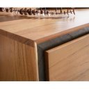 STONEGRACE prémium akác TV-szekrény - 175/240cm - natúr