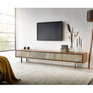 JUBILON prémium akác TV-szekrény - 200/220cm