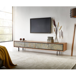 JUBILON prémium akác TV-szekrény - 200/220cm