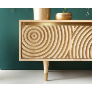 CIRCULO prémium mangófa TV-szekrény - 175/220cm