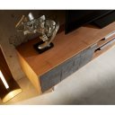 MARLOWE prémium akác TV-szekrény - 200/240cm