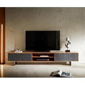 MARLOWE prémium akác TV-szekrény - 200/240cm