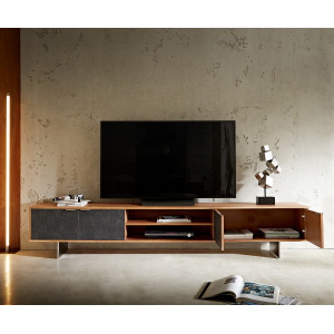 MARLOWE prémium akác TV-szekrény - 200/240cm