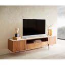 SECARA prémium akác TV-szekrény - 175/220cm