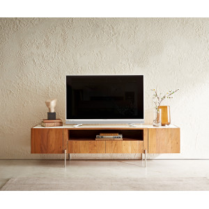 SECARA prémium akác TV-szekrény - 175/220cm