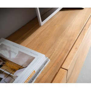 KENNEDY prémium akác TV-szekrény - 220cm