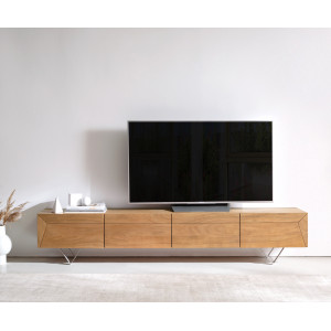 KENNEDY prémium akác TV-szekrény - 220cm