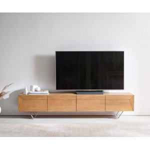 KENNEDY prémium akác TV-szekrény - 220cm