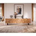 PUZZLE prémium akác TV-szekrény - 220cm