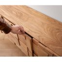 PUZZLE prémium akác TV-szekrény - 220cm