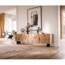 PUZZLE prémium akác TV-szekrény - 220cm