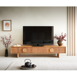 SURIMU prémium akác TV-szekrény - 175/200/240cm