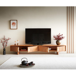 SURIMU prémium akác TV-szekrény - 175/240cm