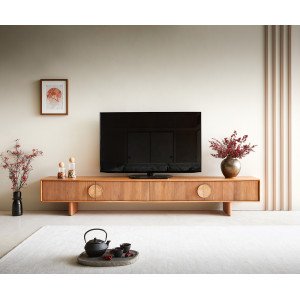 SURIMU prémium akác TV-szekrény - 175/240cm