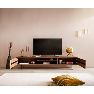 FEVON prémium akác TV-szekrény - 200/240cm