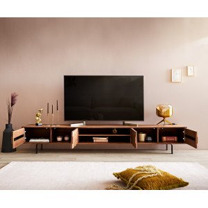 FEVON prémium akác TV-szekrény - 200/240cm