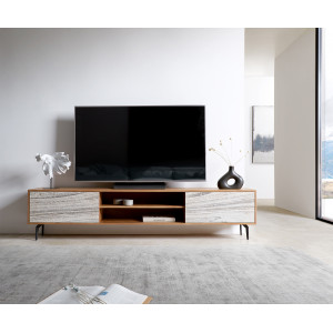 KLEO prémium akác TV-szekrény - 200/240cm
