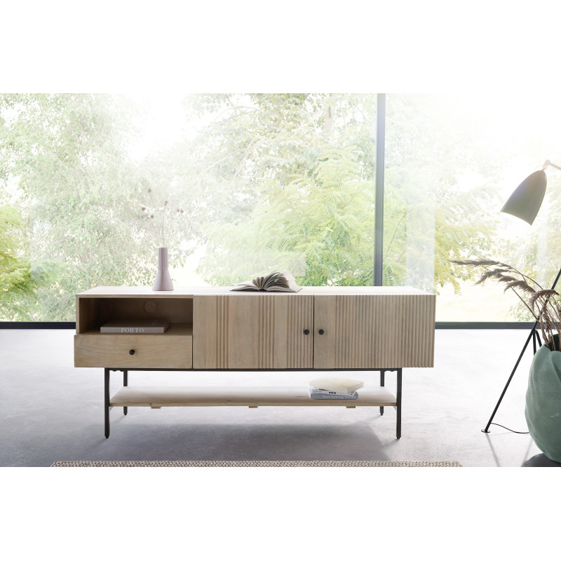 NENCIA prémium mangófa TV-szekrény - 160cm
