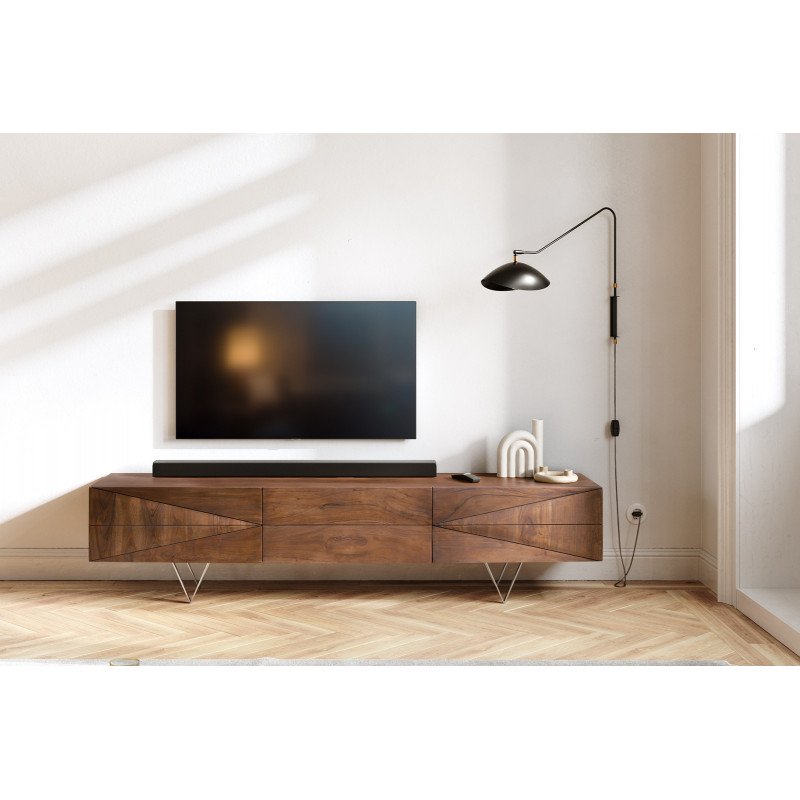 WYATT prémium akác TV-szekrény - 175cm - barna