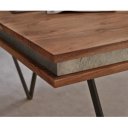 LOCKWOOD prémium akác dohányzóasztal - 117cm