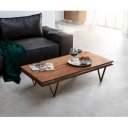 LOCKWOOD prémium akác dohányzóasztal - 117cm