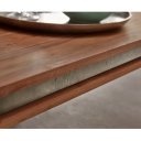 LOCKWOOD prémium akác dohányzóasztal - 117cm