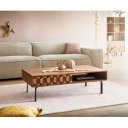 FEVON prémium akác dohányzóasztal - 115cm