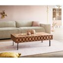 FEVON prémium akác dohányzóasztal - 115cm