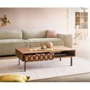 FEVON prémium akác dohányzóasztal - 115cm