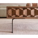 FEVON prémium akác dohányzóasztal - 115cm