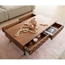 FEVON prémium akác dohányzóasztal - 115cm