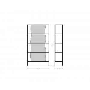 BENDETTO prémium akác polc - 95cm