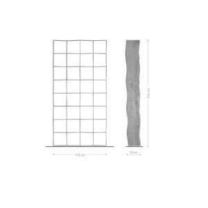 BACH prémium akác polc/térelválasztó - 120cm