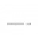 LOVECRAFT prémium akác TV-szekrény - 145/175/200cm