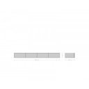 LOVECRAFT prémium akác TV-szekrény - 145/175/200cm