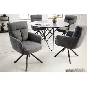 BIG GEORGE-II exkluzív szék - szürke INVICTA