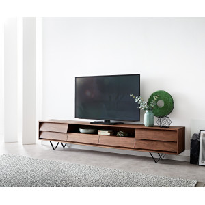 EVANS prémium akác TV-szekrény - 200/240cm
