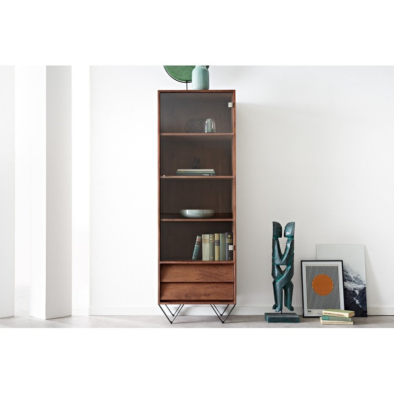 EVANS prémium akác vitrin - 180cm