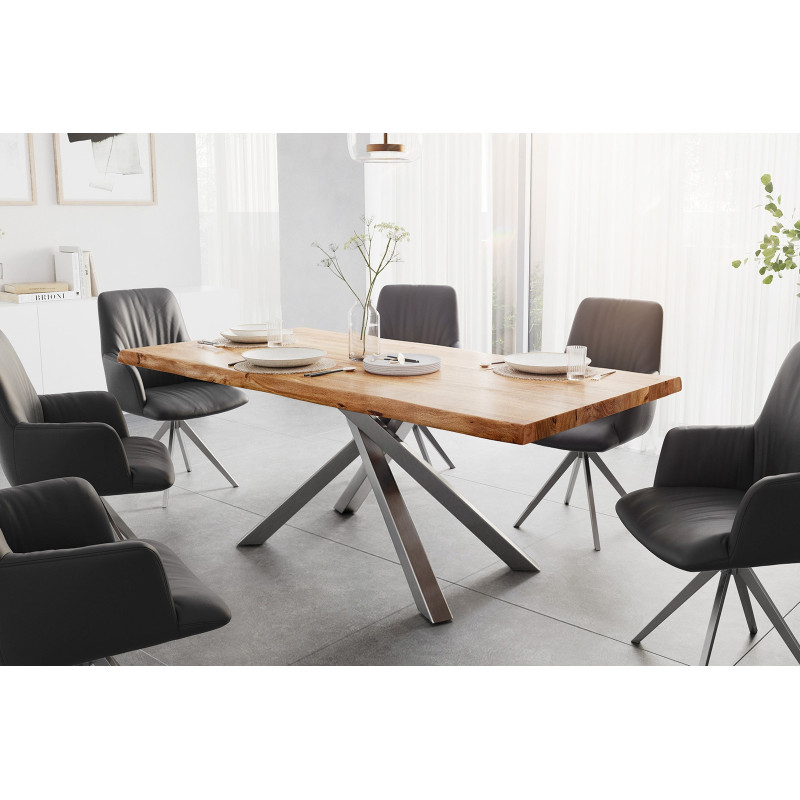 WARTON prémium akác étkezőasztal - 200/240cm