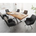 WARTON prémium akác étkezőasztal - 200/240cm