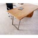 LIVE EDGE prémium akác íróasztal - 170cm - natúr